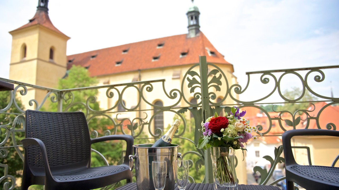 Hotel Hastal Best Hotel Prague Old Town; Romantic, Balcony Suite, Honeymoon Hotel Room